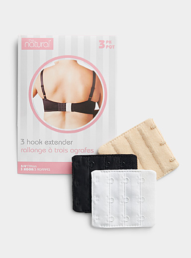 Triple-hook bra extender Set of 3, Miiyu, Shop Women's Lingerie  Accessories Online