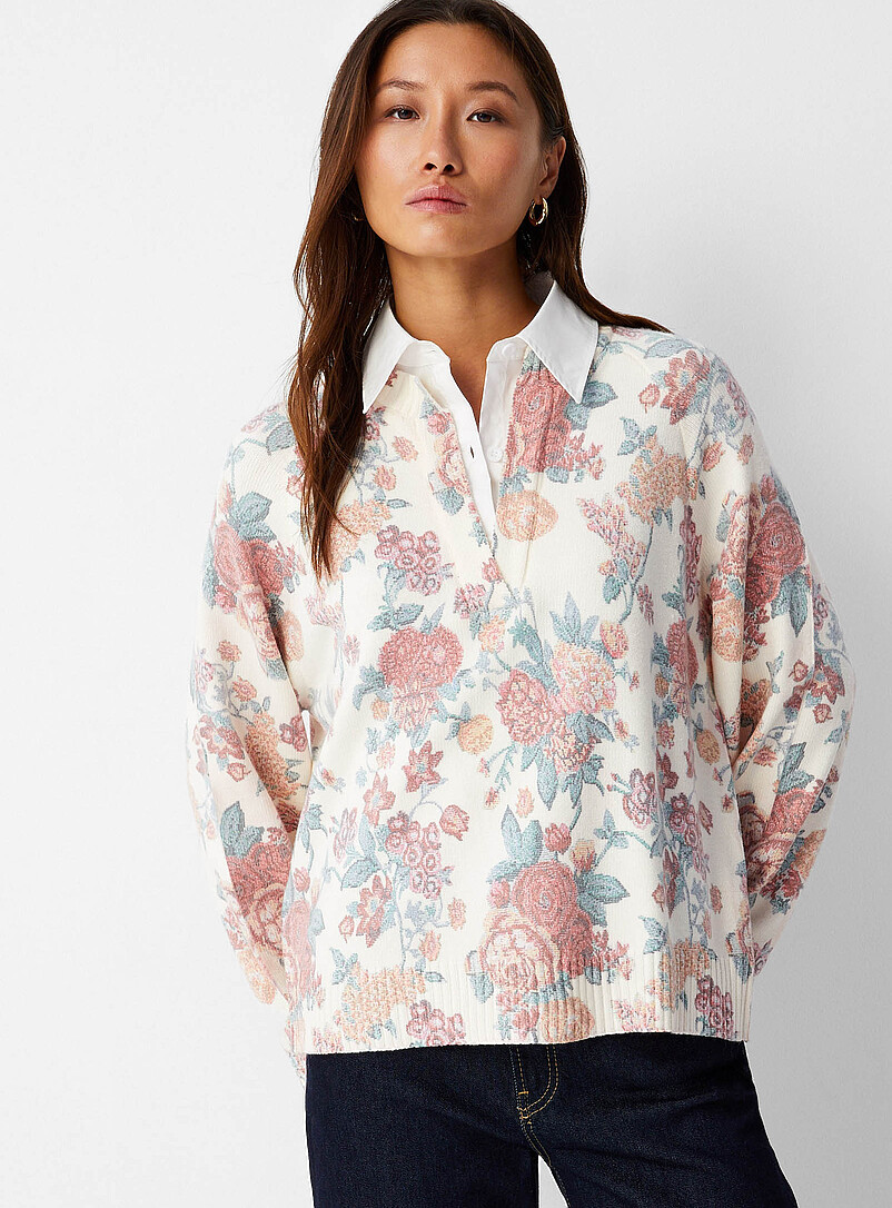 Striped & Patterned Sweaters for Women | Simons Canada