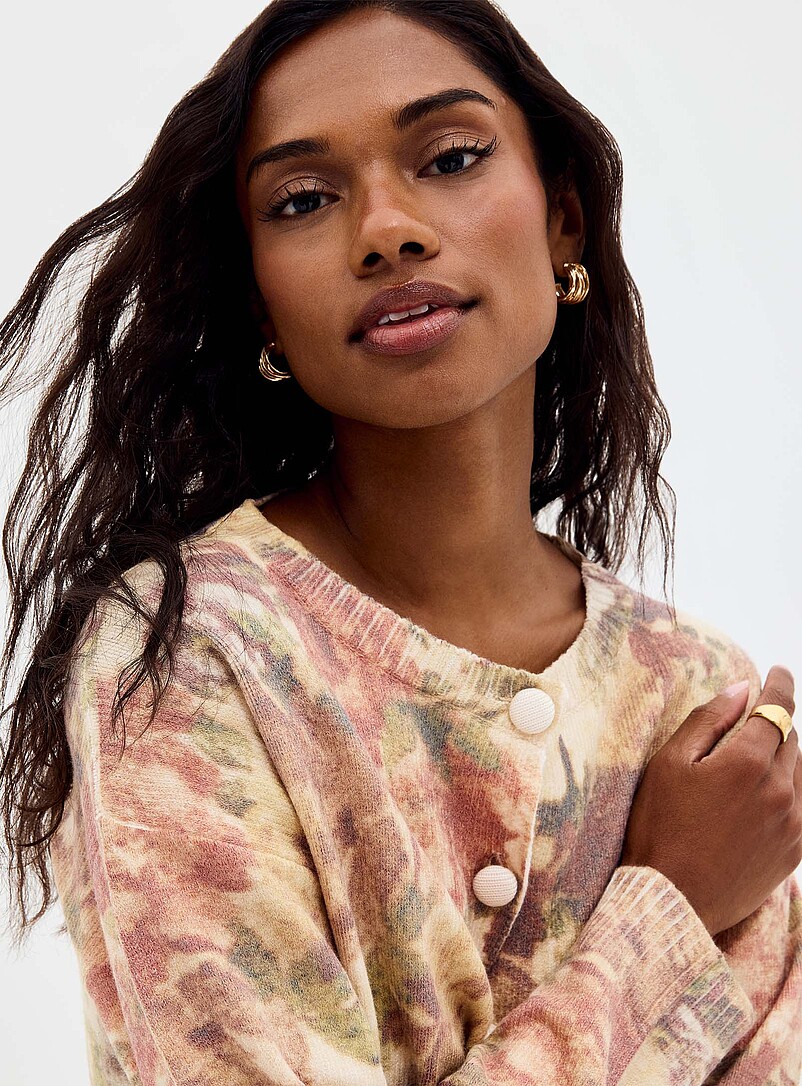 Floral tapestry boxy-fit cardigan product image 2