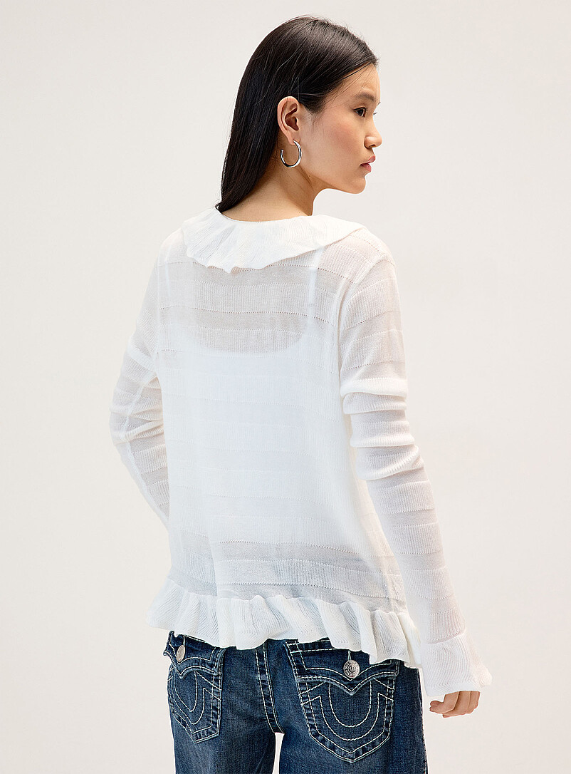 Ruffled cardigan product image 3