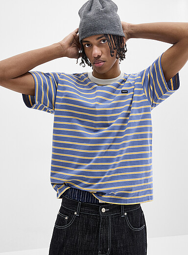 Le t-shirt rayures r&eacute;tro