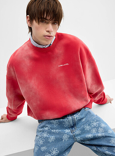Fading effect sweatshirt