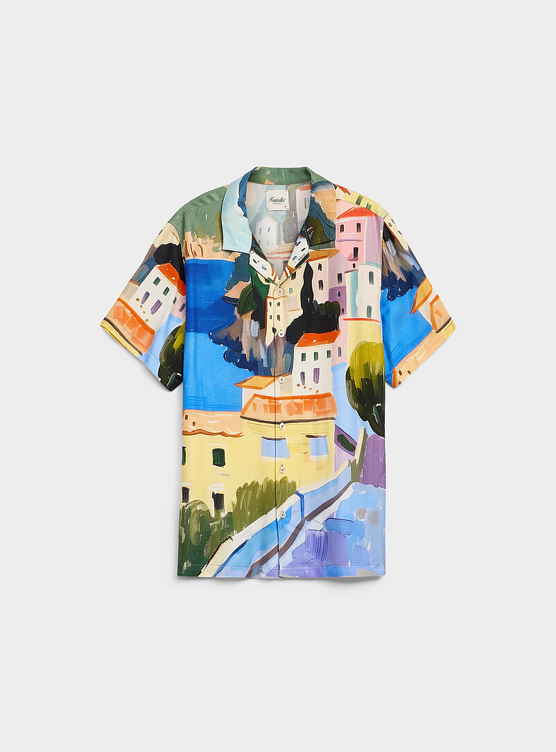 Printed Camp Shirt