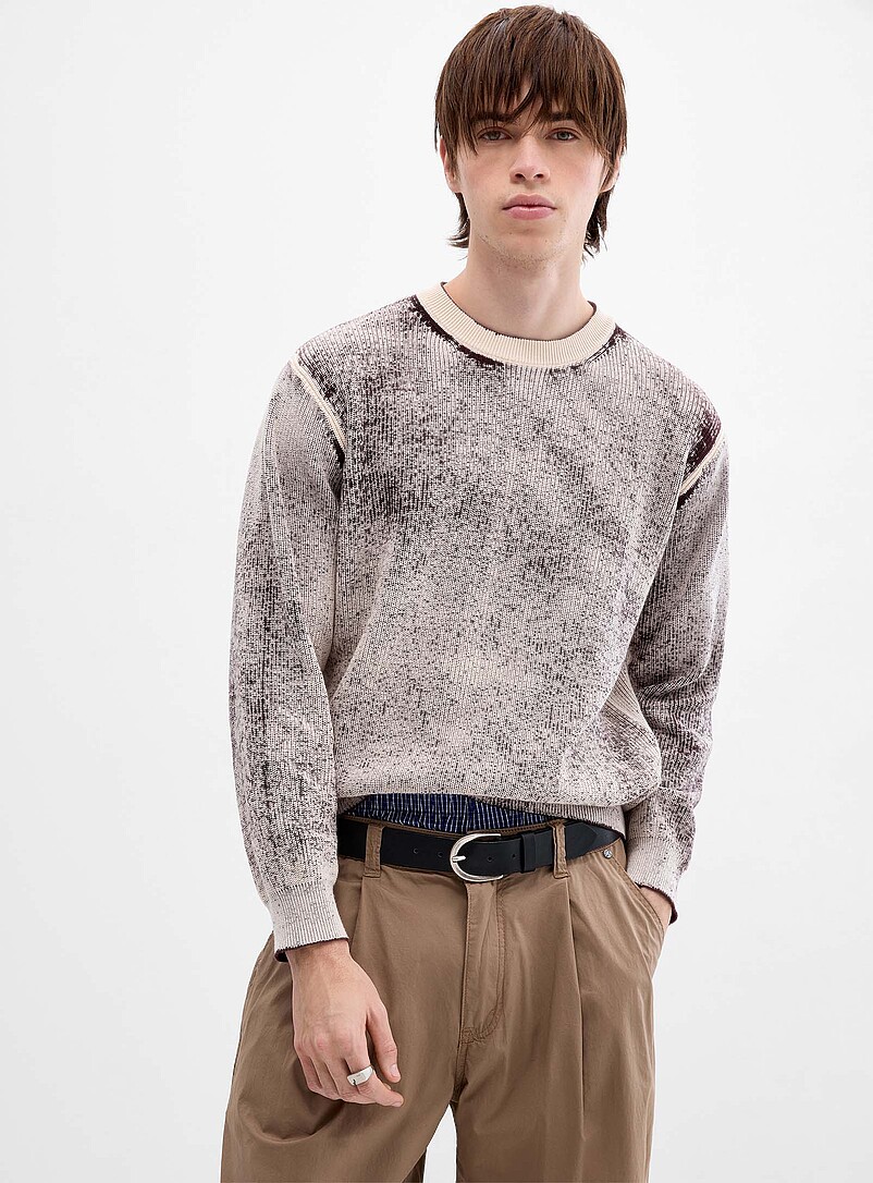 Acid-wash sweater product image 2