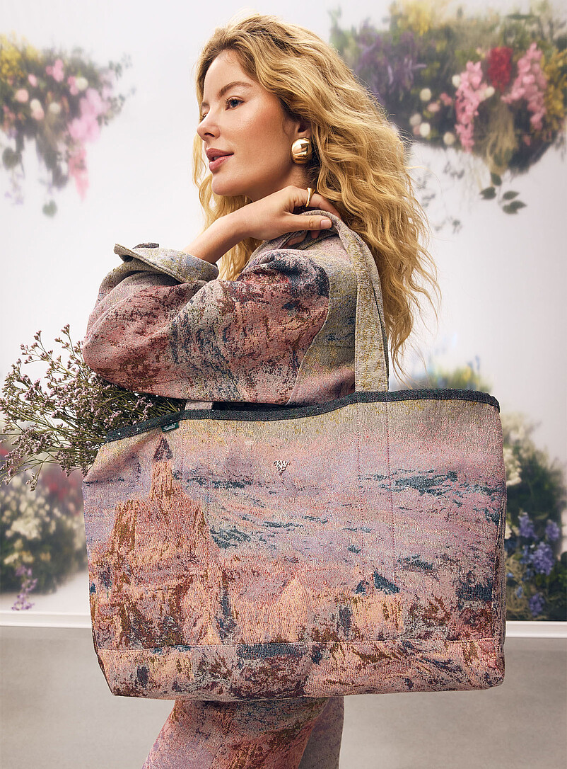 Impressionist Tapestry Tote A Tribute To Claude Monet Collection