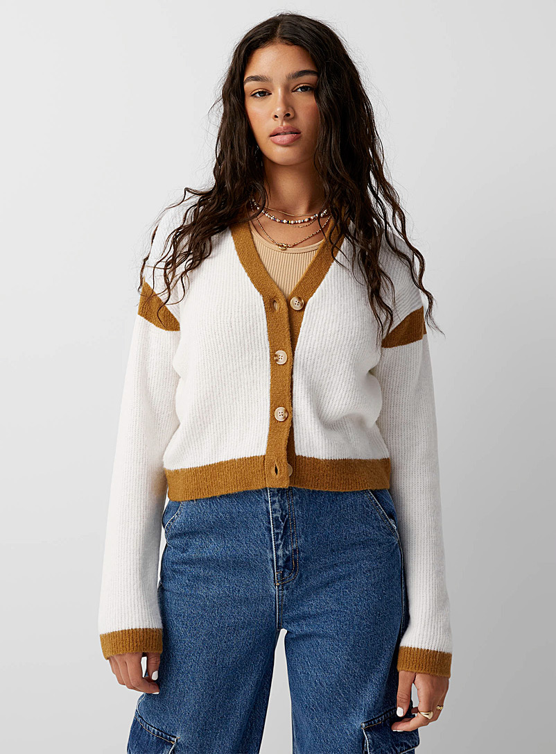 Twik Pearly Edging buttoned cardigan for women