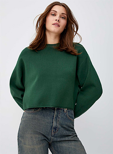 Skylar Rolled Hem Sweater