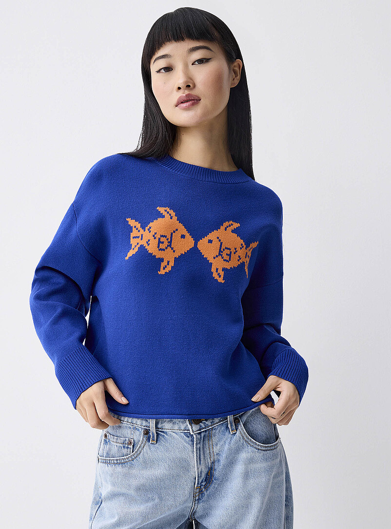 Striped & Patterned Sweaters for Women | Simons Canada