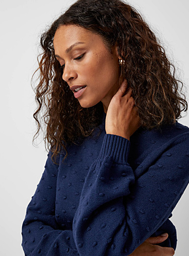 Puff-sleeve pompom sweater product image 5