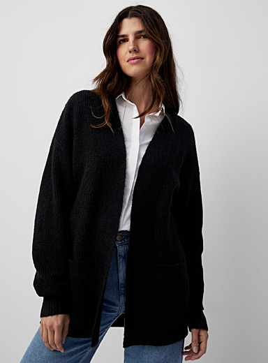 Responsible wool V-neck cardigan | Contemporaine | Shop Women's