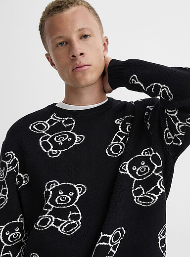 Le chandail motif jacquard