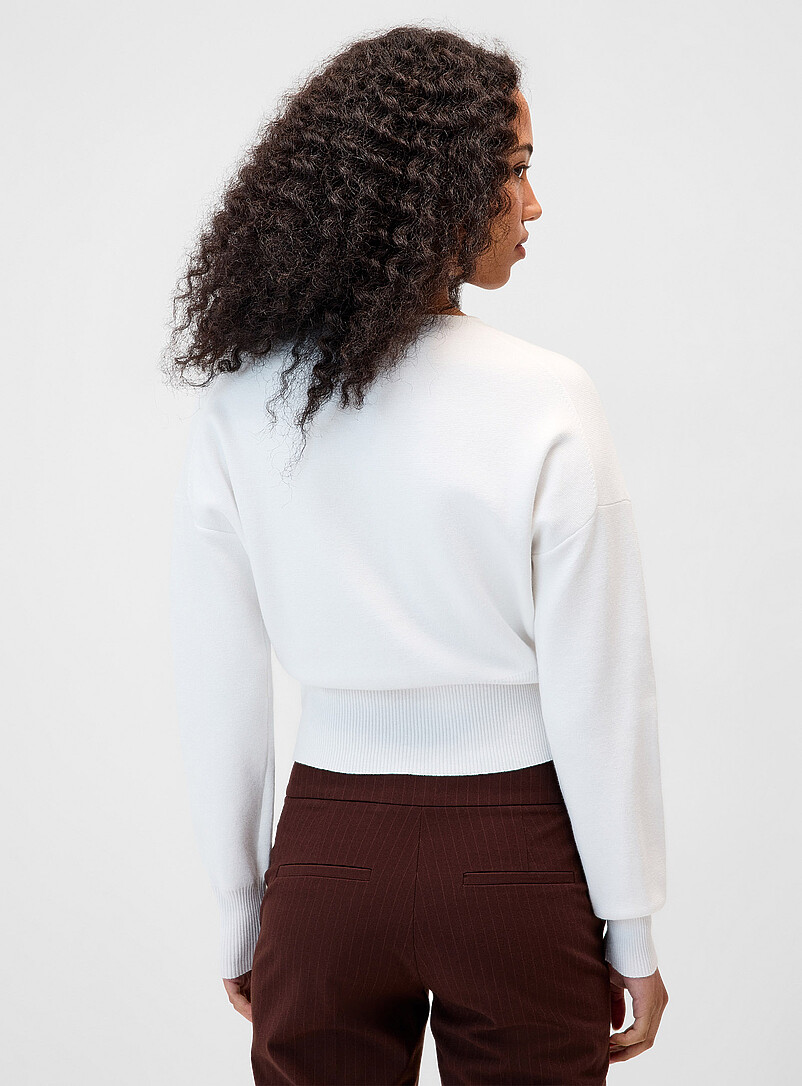 Twik: Le cardigan taille cintr&eacute;e Vert fonc&eacute; - Mousse pour femme