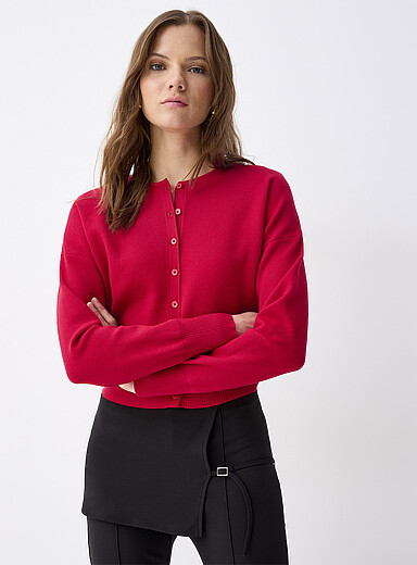 Le cardigan taille cintr&eacute;e
