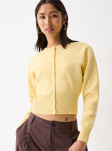 Le cardigan taille cintr&eacute;e