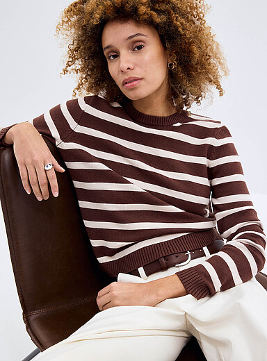 Soft striped sweater