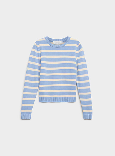 Striped soft sweater