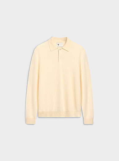 Le polo pur cachemire bross&eacute; <b>Capsule Le 31 Studio</b>