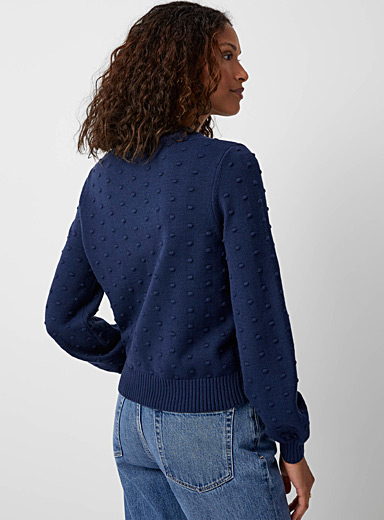 Puff-sleeve pompom sweater product image 4