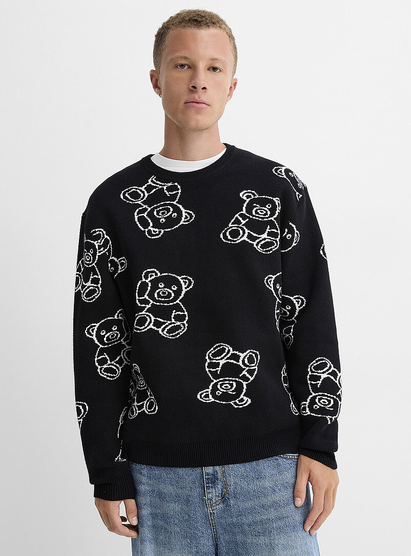 Jacquard pattern sweater product image 2
