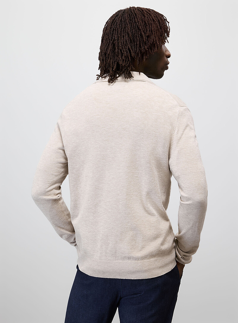 Johnny collar minimalist sweater product image 2