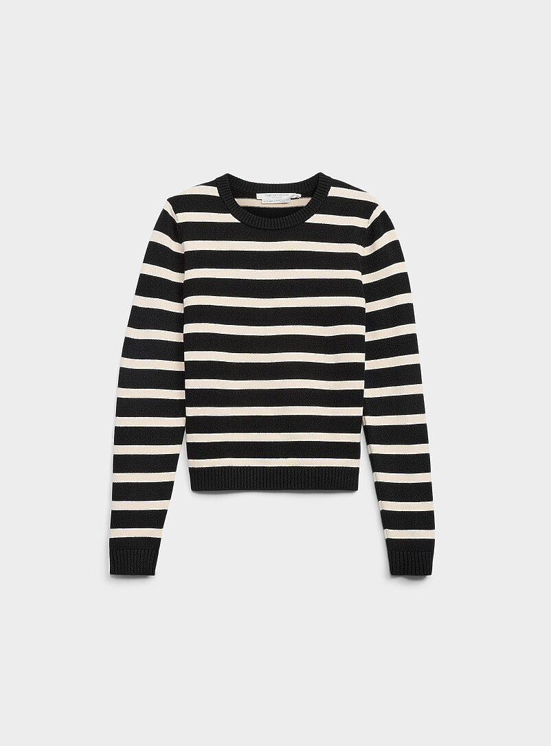 Striped soft sweater product image (primary)
