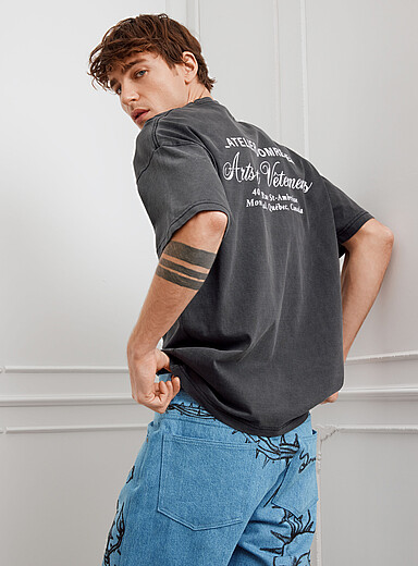 Arts et v&ecirc;tements faded T-shirt