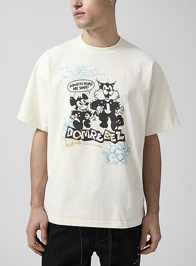 DOMREBEL White Shady T-shirt for men