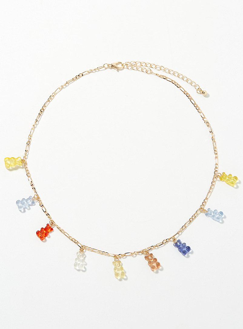 Simons Assorted Multicoloured gummy bear chain for women