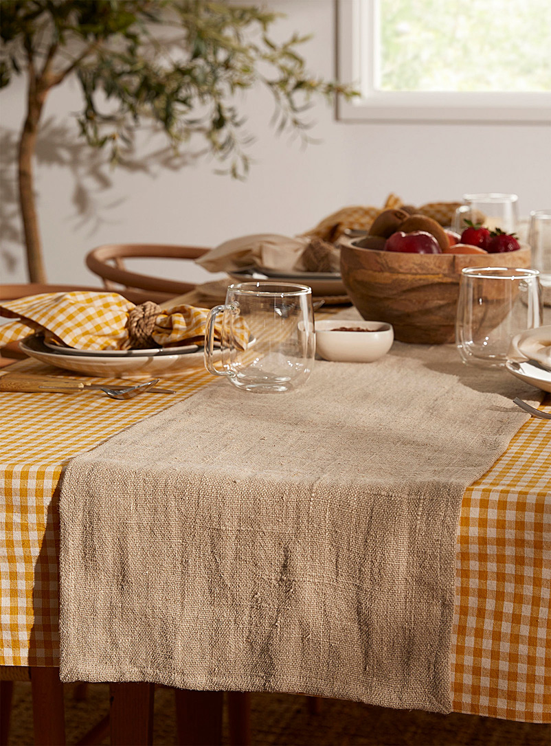 Simons Maison Sand Pure linen table runner See available sizes