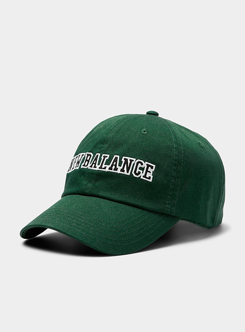 New Balance Green Contrast logo baseball cap for women