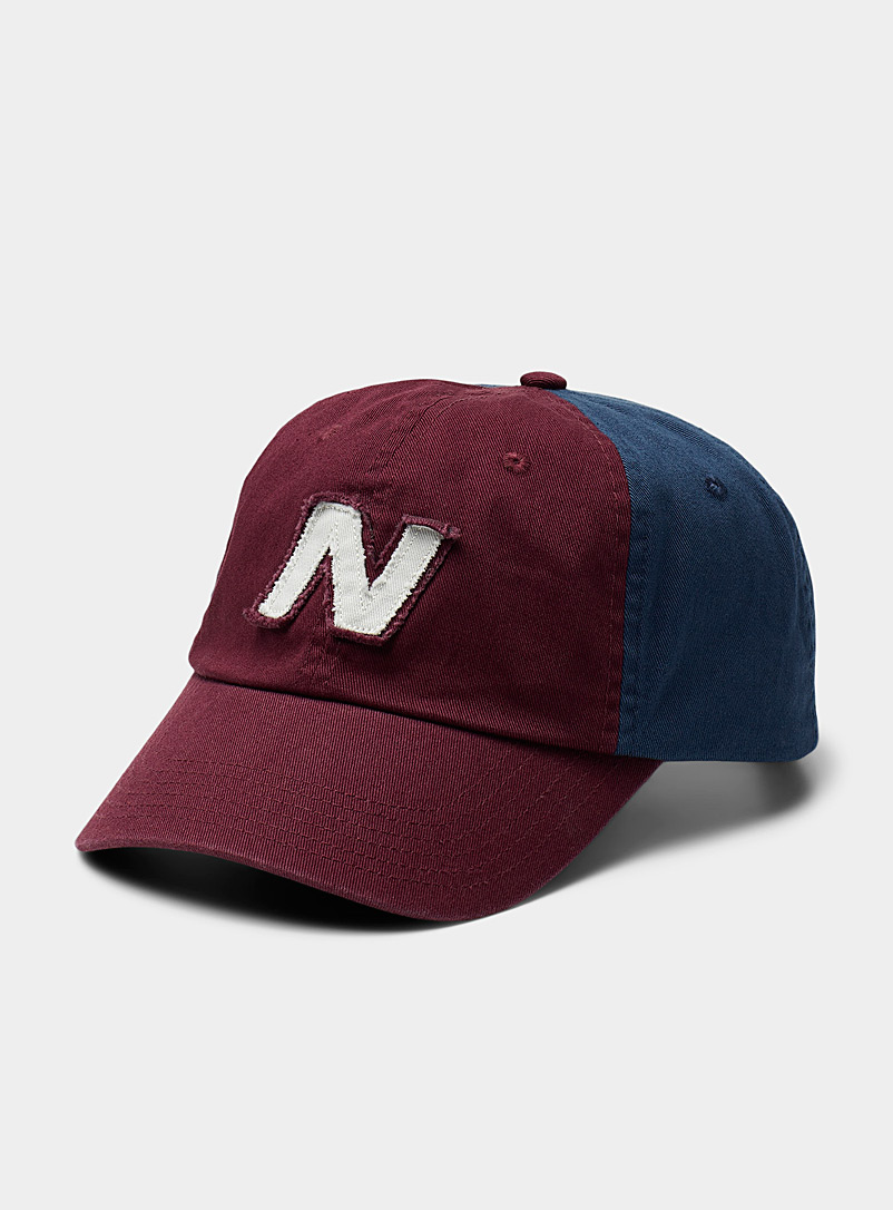 New Balance Patterned Red Colour block dad cap for men
