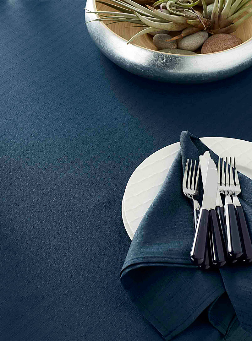 Simons Maison Grey Faux-linen tablecloth All sizes
