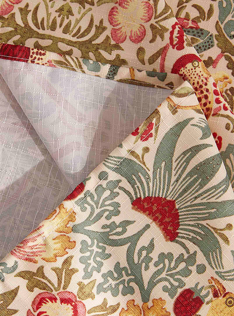Simons Maison: La nappe color&eacute;e Voleur de fraises Beige &agrave; motifs