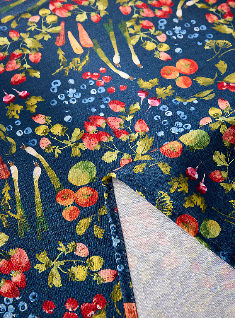 Simons Maison Assorted Fruit and veggies tablecloth <b>Live Outside exclusive collection</b>