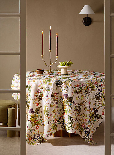 Simons Maison Assorted Charming orchard tablecloth