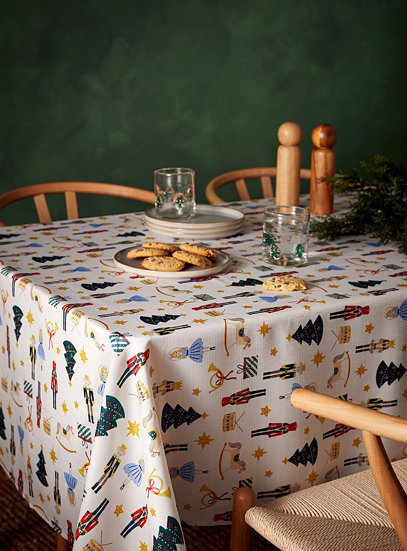 Simons Maison Assorted Nutcracker recycled polyester tablecloth