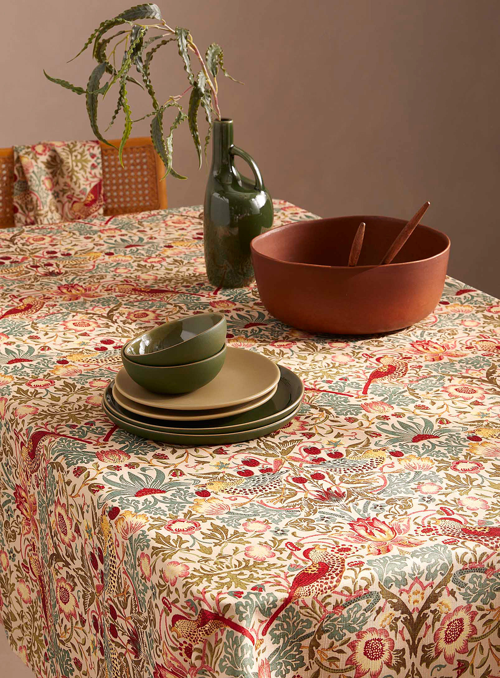 Simons Maison Strawberry Thief Recycled Polyester Tablecloth