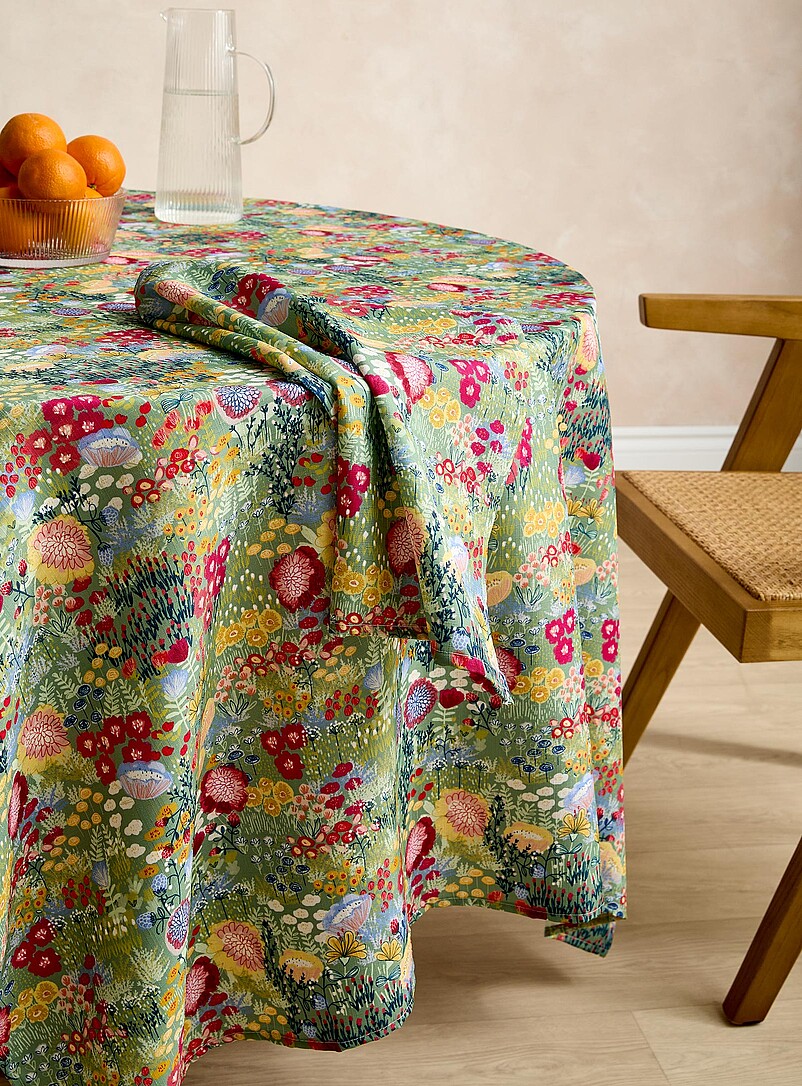 Abstract Garden Tablecloth