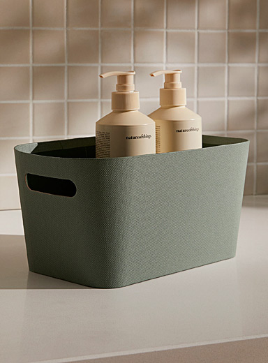 Simons Maison Black Textured storage basket