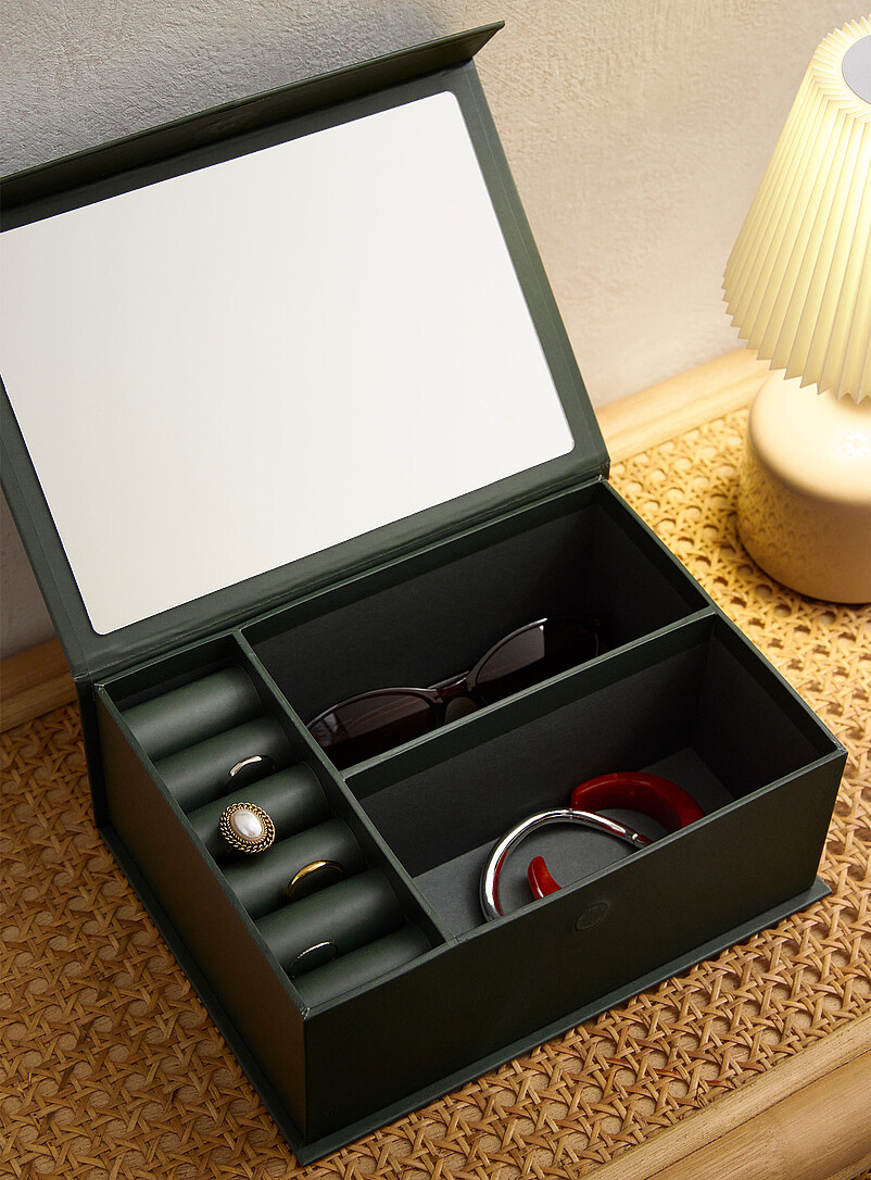 Large Green Jewellery Box