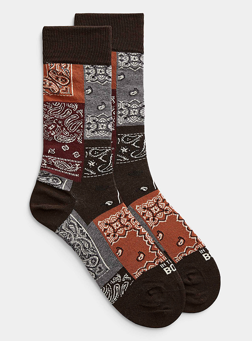 Inthebox Assorted Bandana pattern sock for men