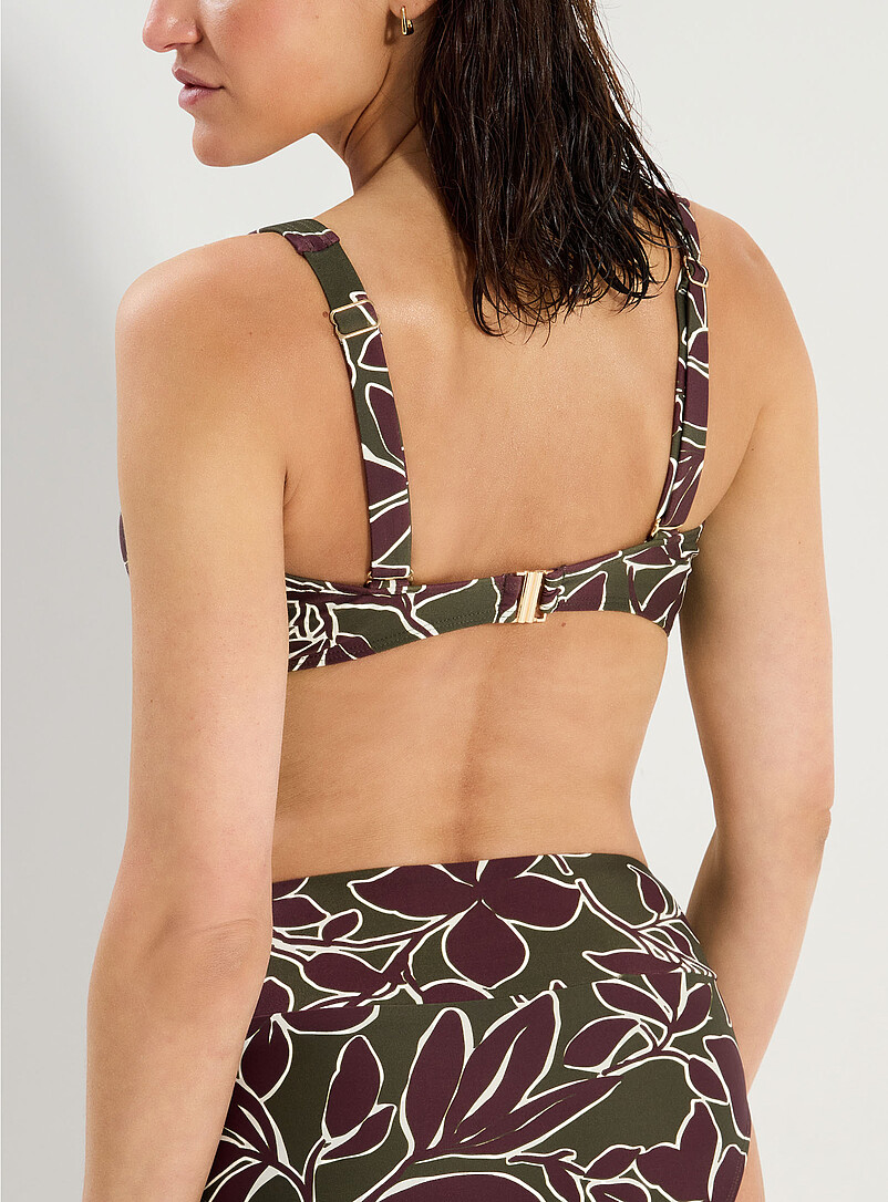 Retro balconette bikini top product image 3