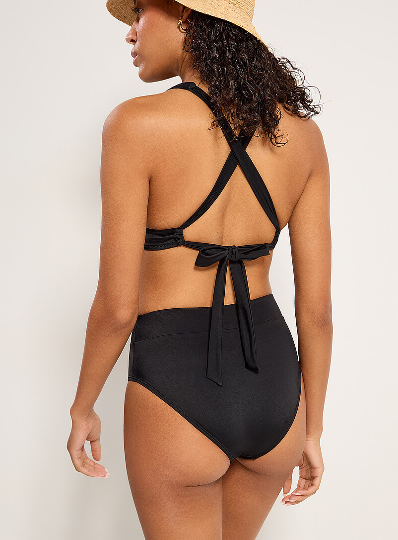 Wide-band high-rise bikini bottom product image (primary)