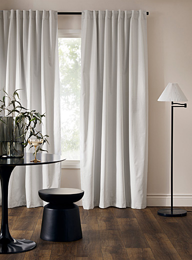  MASWOND Extra Long Semi Sheer Curtains Faux Linen 204