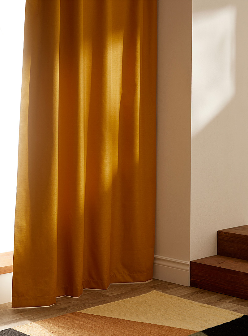Simons Maison Medium Yellow Satiny blackout curtain 2 sizes available