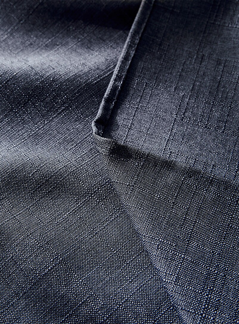 Simons Maison Navy/Midnight Blue Navy textured tablecloth