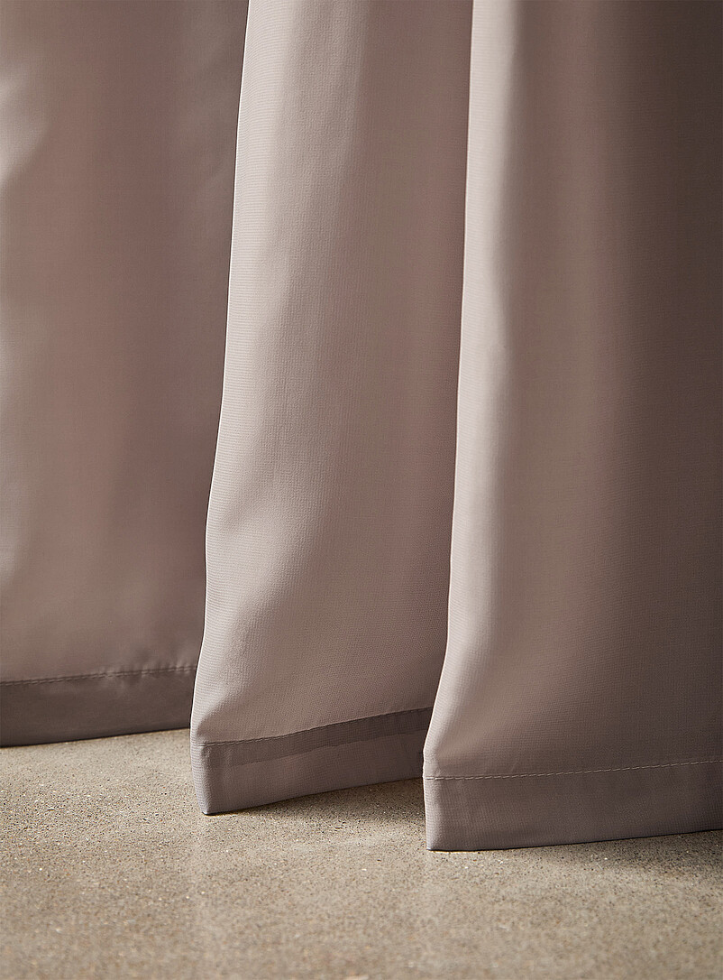 Simons Maison: Le voilage neutre extralong <b>Un panneau</b> 250 x 300 cm Taupe