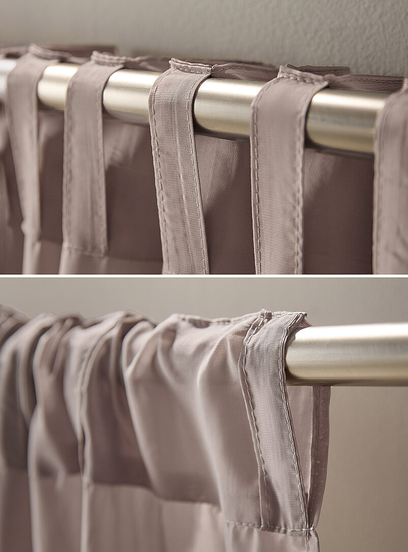 Simons Maison: Le voilage neutre extralong <b>Un panneau</b> 250 x 300 cm Taupe