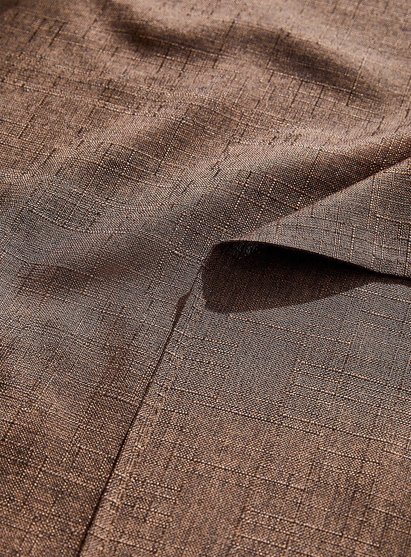 Brown chambray tablecloth product image 3