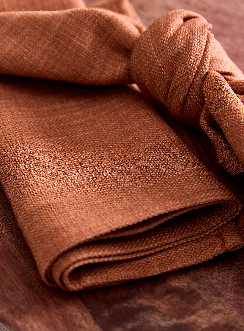 Rust textured napkins Set of 2 product image 2